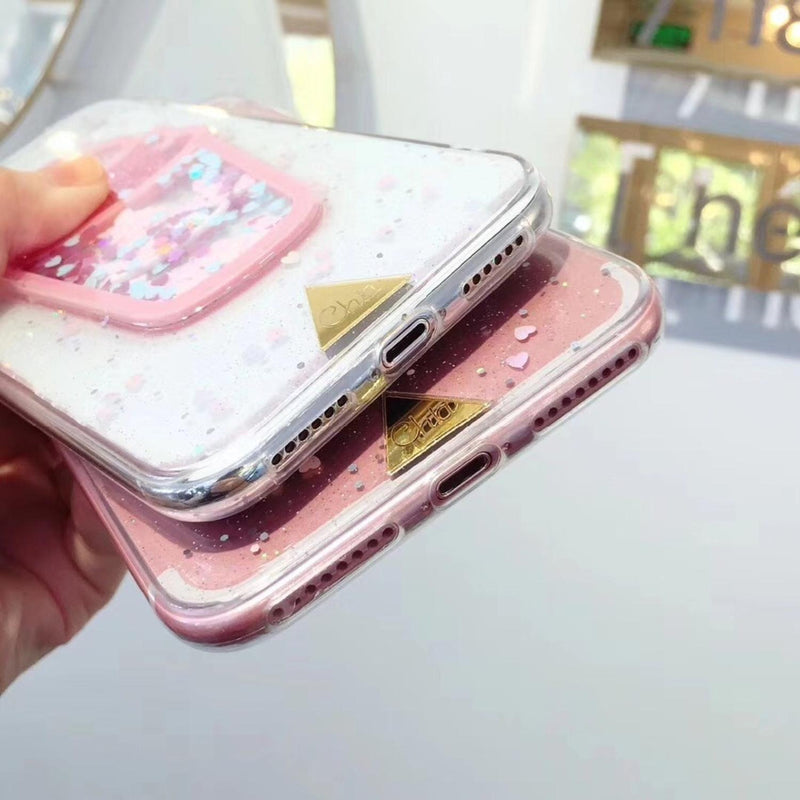 Funda iPhone Glitter Cupcake Pastelito Malteada Dama Mujer