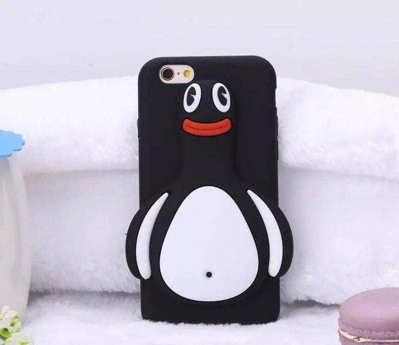 Case Para iPhone Pinguino Animal Feliz Happy Niño Mujer 3d