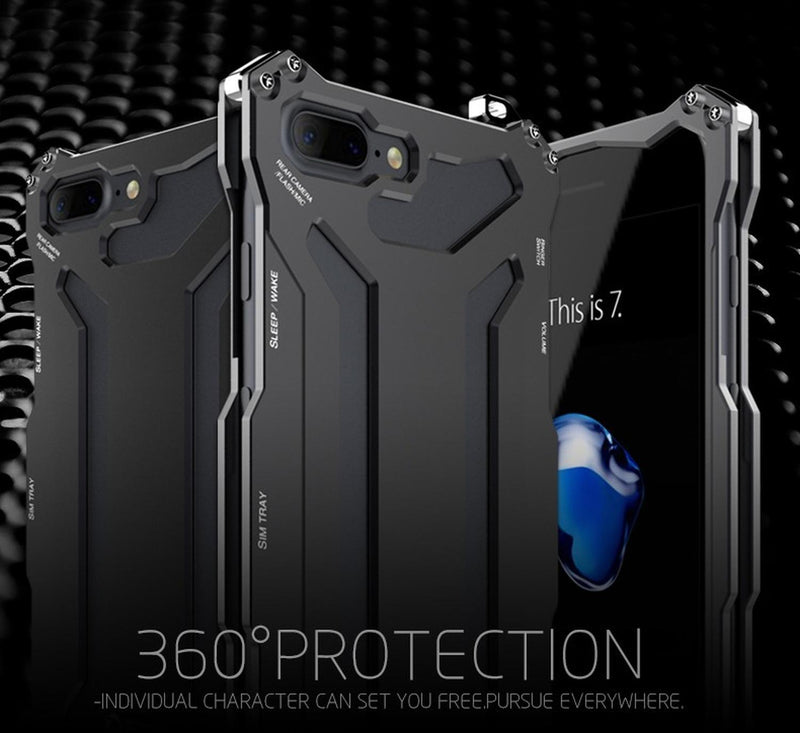 Funda Case Armadura De Aluminio iPhone 6 6s 7 8 Plus Rigido