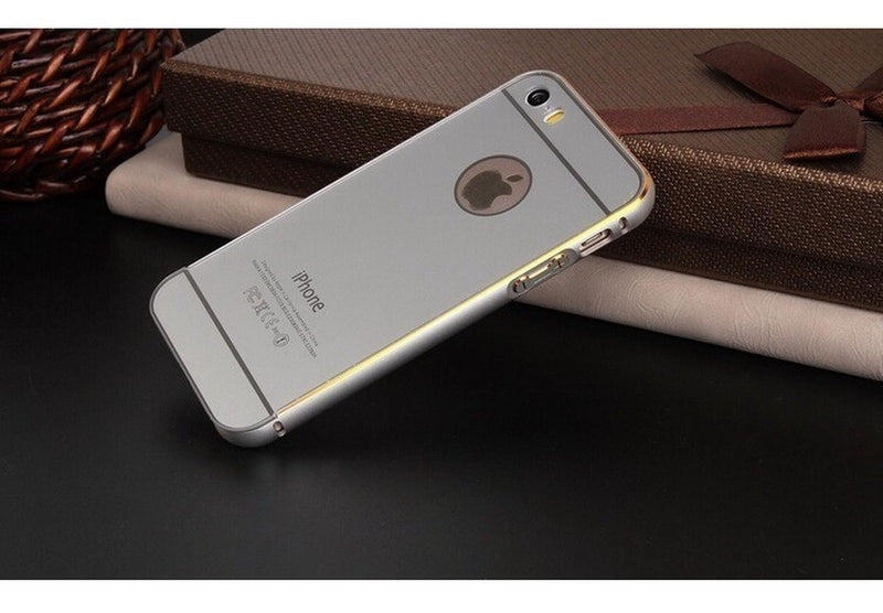 Funda para iPhone Aluminio Metal Reforzada Case Hombre Mujer
