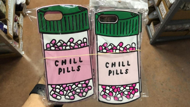 Funda Chill Pills Para iPhone Galaxy Dama Hombre Mujer Relax