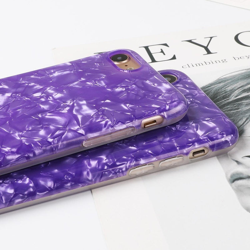 Funda Para iPhone Piedra Preciosa Cuarzo Violeta Mujer Case