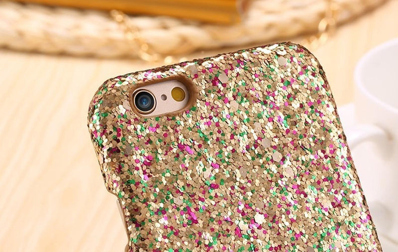 Funda Para iPhone Glitter Escarcha Brillo Case Fashion Mujer