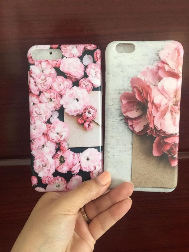 Funda para iPhone Rosas Flores Case Mujer Reforzada Dama