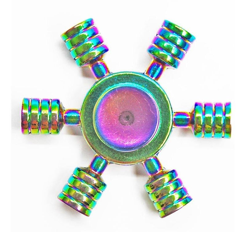 Spinner Tornasol Juguete Antiestres Niño Fidget Toy Variedad